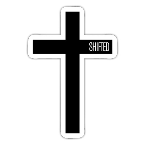 SHIFTED Cross - Black - Sticker