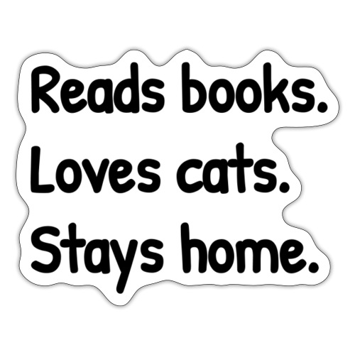 Loves Cats - Sticker