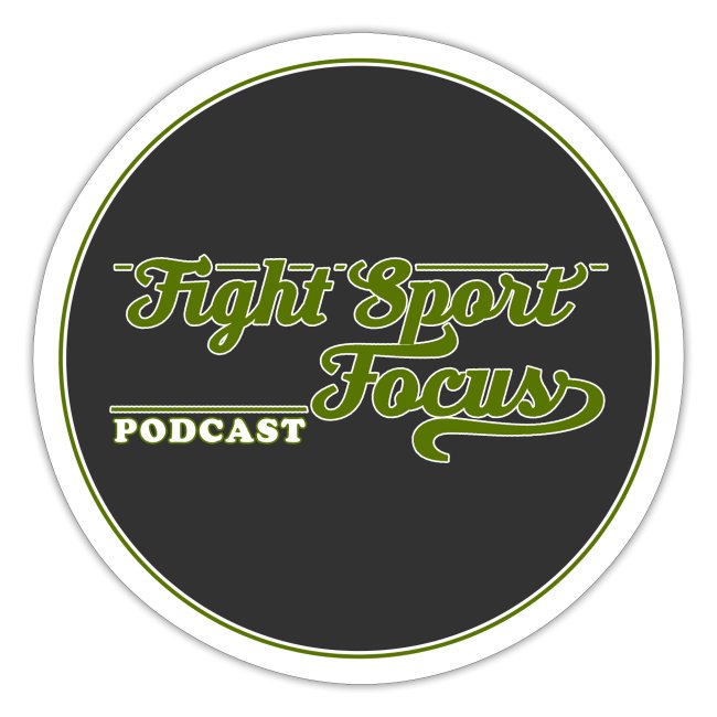 The Fight Sport Focus Podcast Circular Logo