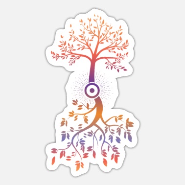 Sacred Spiritual Tree' Sticker