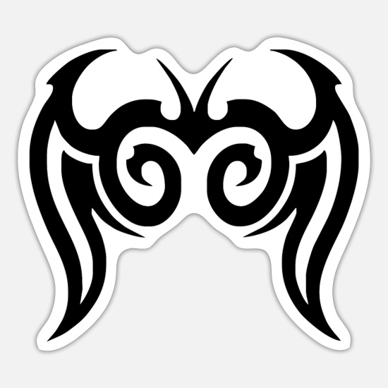 tribal tattoo wing' Sticker | Spreadshirt