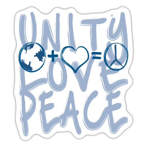 Unity Love Peace - Sticker