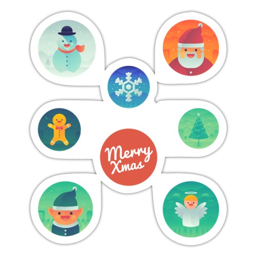 Ugly Christmas Sticker Pack - Sticker