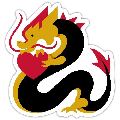 Core Values Dragon - Kindness - Sticker
