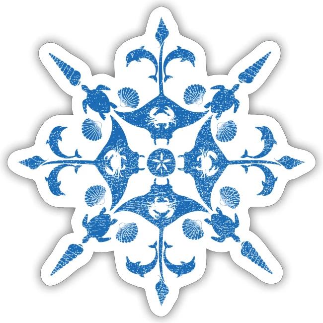 Coastal Christmas Snowflake