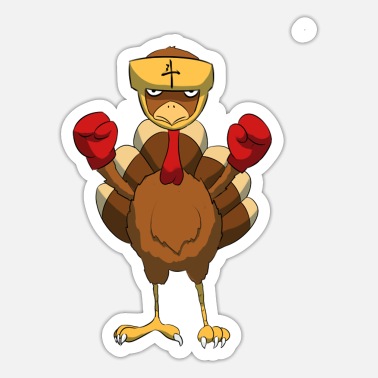 Funny Thanksgiving Turkey Holidays' Sticker | Spreadshirt