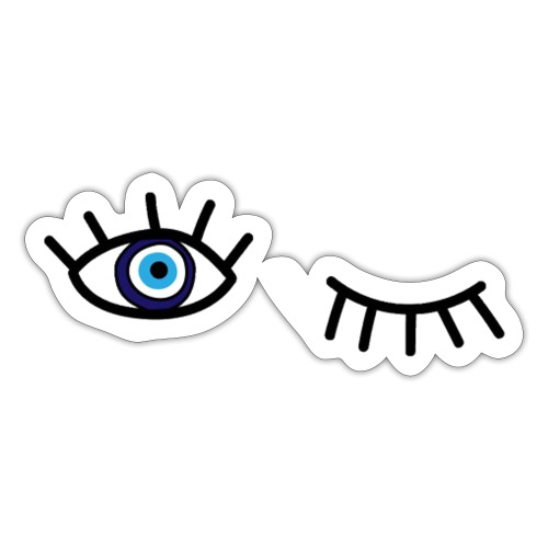 evil eye - Sticker