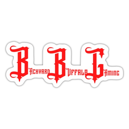 Backyard Buffalo Gaming Logo - Sticker