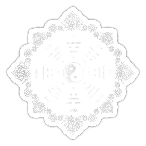 Bagua Zhang Yin Yang, Tai Chi, Qi Gong,Yoga, - Sticker