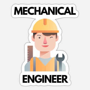 Funny Mechanical Engineer Design' Sticker | Spreadshirt