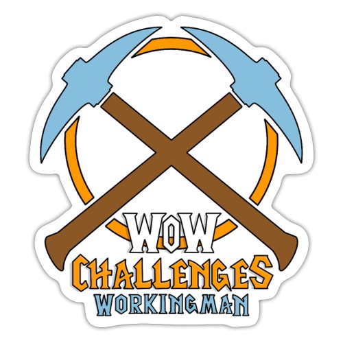 WoW Challenges Working Man - Sticker