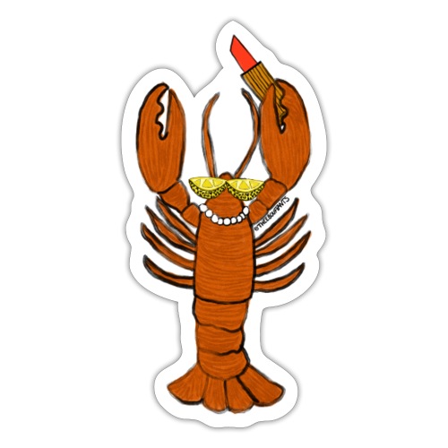Glam Lobster - Sticker