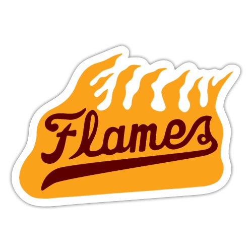 Spokane Flames 1975 - Home Logo - Sticker