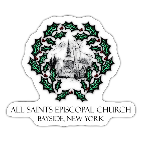 All Saints Christmas Sketch - Sticker
