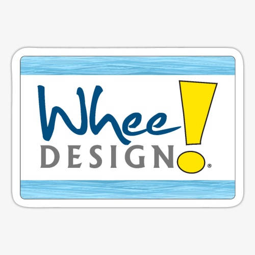 Whee! Design Logo - Sticker