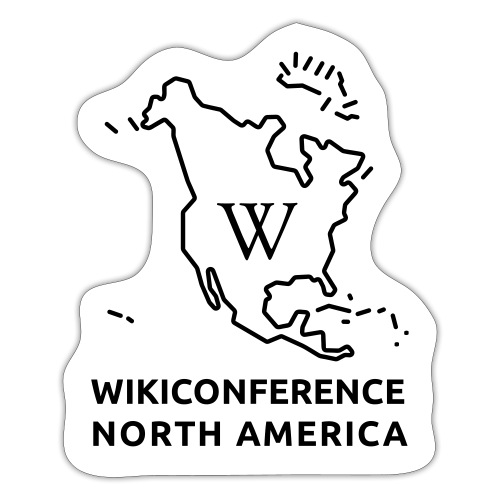 WikiConference North America Logo - Sticker