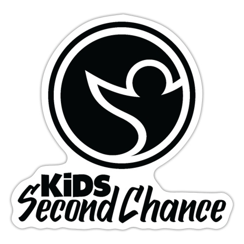 Kids Second Chance Logo Black - Sticker
