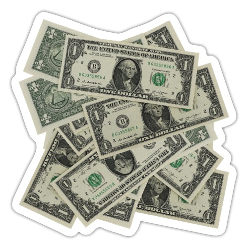 Pile Of Money - Sticker