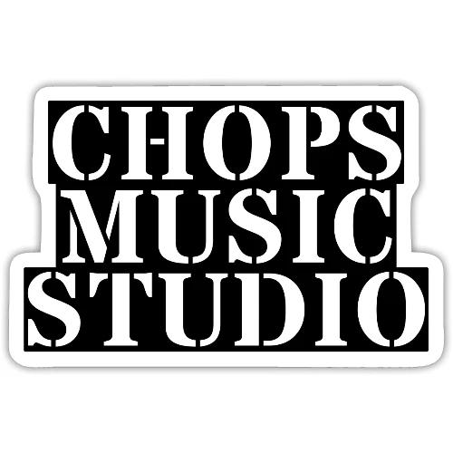 Chops Music Studio Main Logo - Sticker