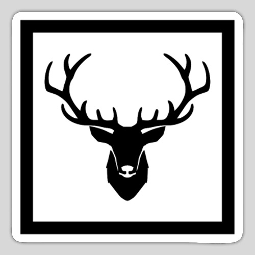 Deer Squared BoW - Sticker