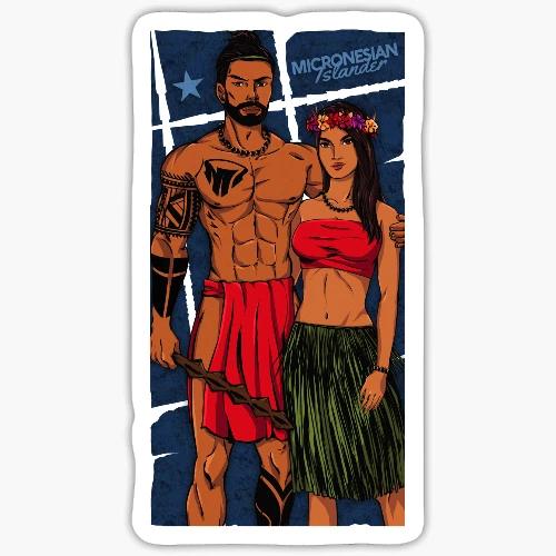 Micronesian Islander - Sticker