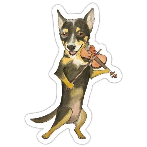 Malu + the Violin - Sticker