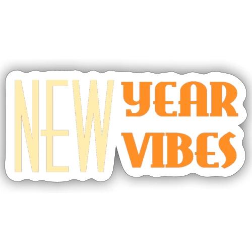 New Year New Vibes - Sticker