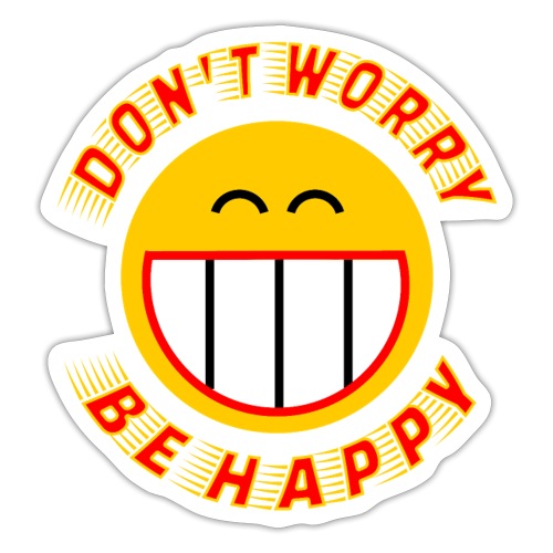 Be Happy - Sticker