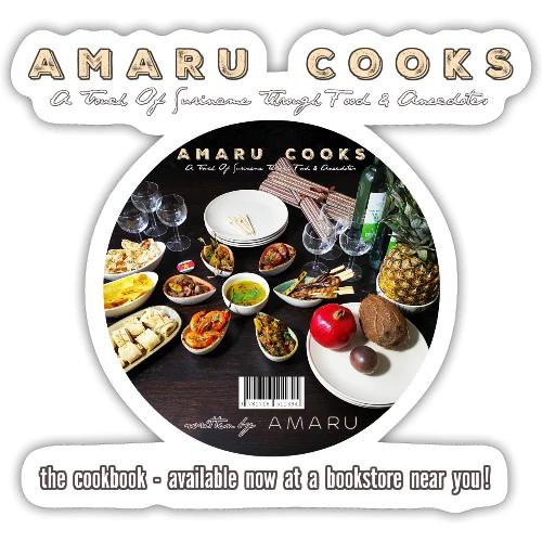 AMARU Cookbook - Cookbook Cover - Sticker