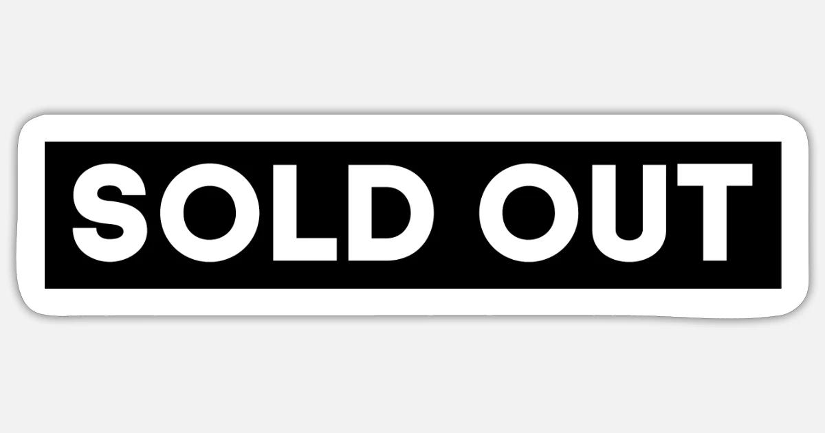 SOLD OUT (Black Box Logo)