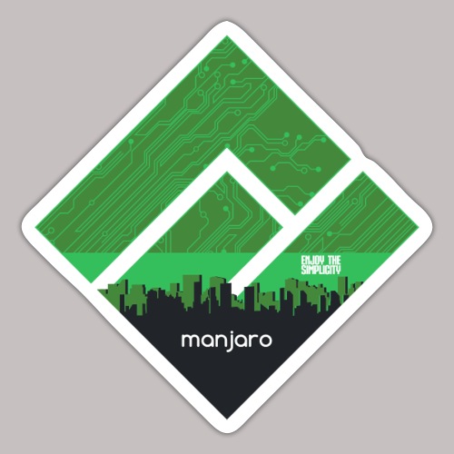 Manjaro Circuit Logo v2 - Sticker