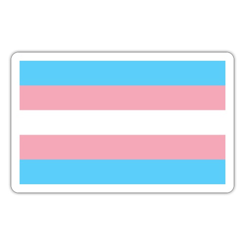 1280px Transgender Pride flag svg - Sticker