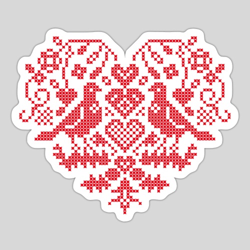 Serdce (Heart) - Sticker