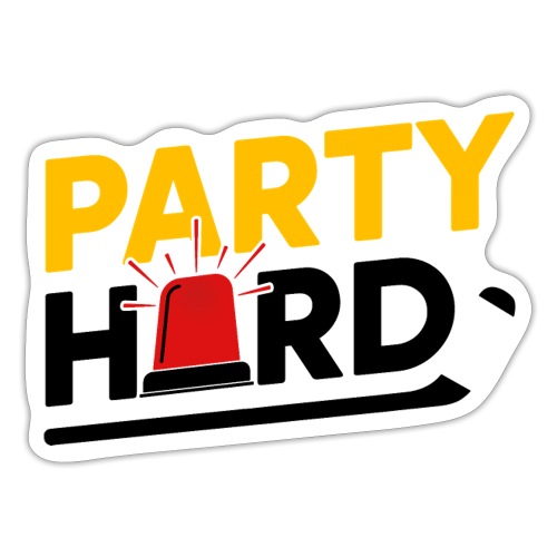 Party Hard on Light - Sticker