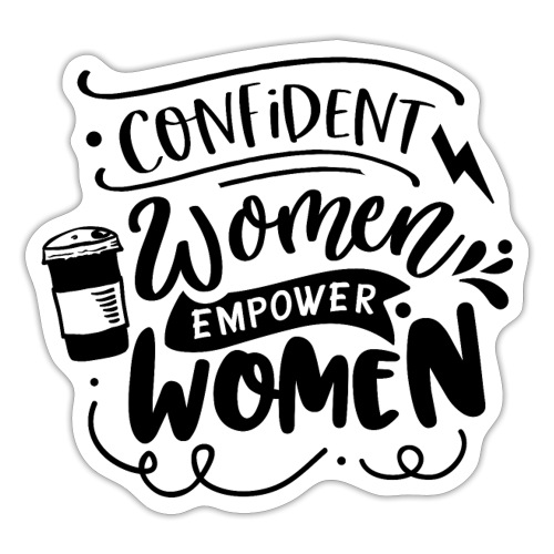 Confident women - Sticker