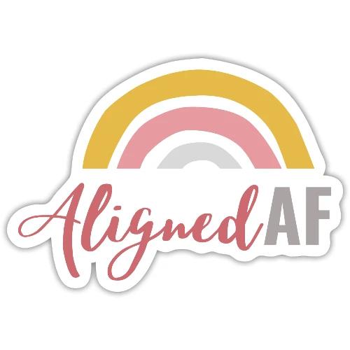 Aligned AF - Sticker