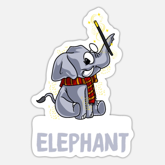 My Patronus Is An Elephant Gifts Baby Elephant' Sticker