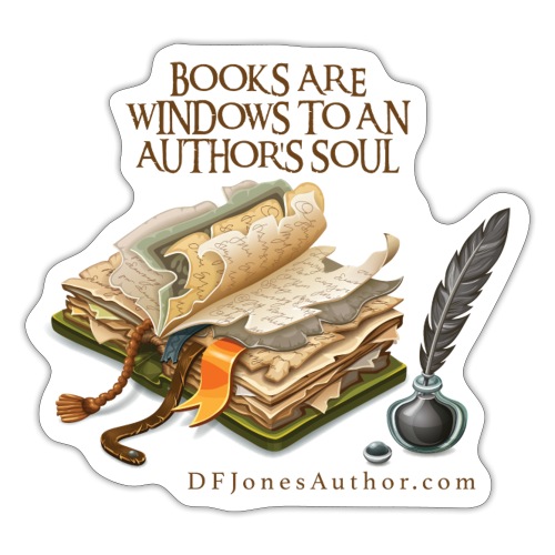 Books are windows to an author’s soul - Sticker