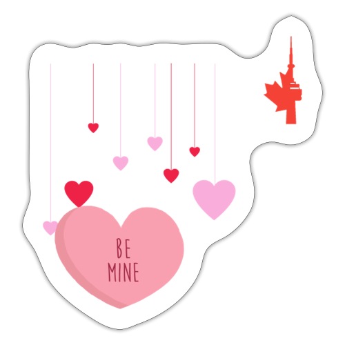 Be Mine Design For Valentines Day with KlubNocny - Sticker