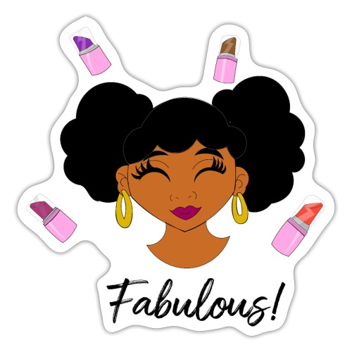 fabulous lipstick - Sticker
