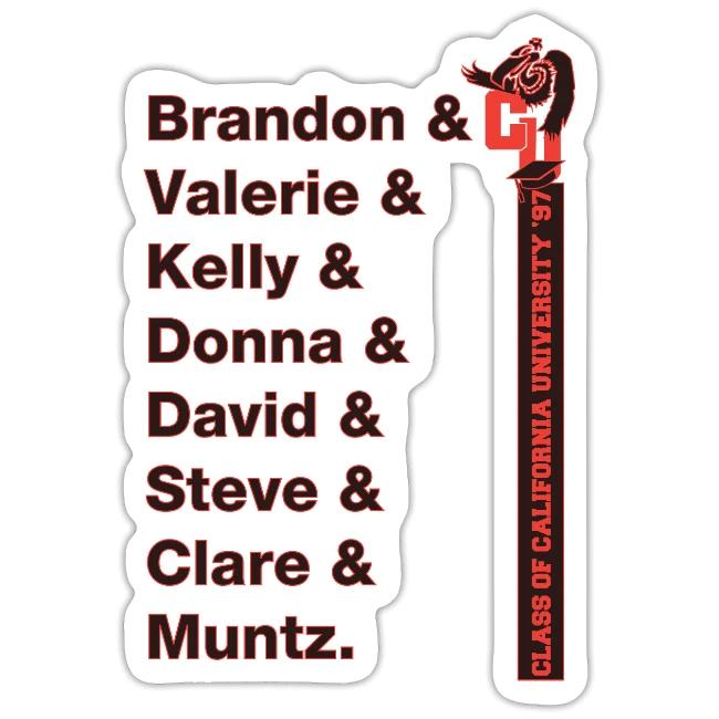 90210 CA University Class of 97 Shirt 01