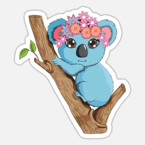 Koala Australia cute koala bear marsupial' Sticker | Spreadshirt