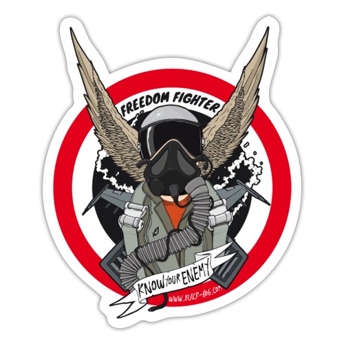 Fighter pilot color - Sticker