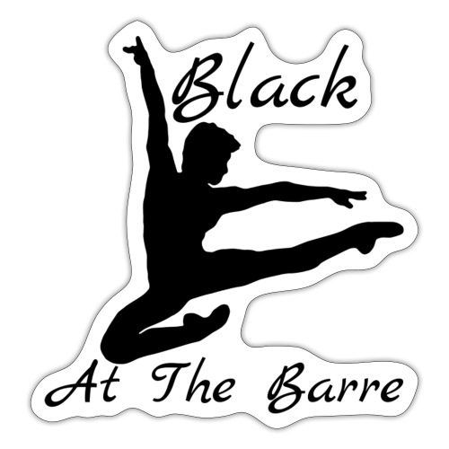 Black at The Barre - Sticker