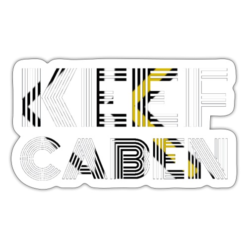 Keef Caben Remix EP Design WHT - Sticker
