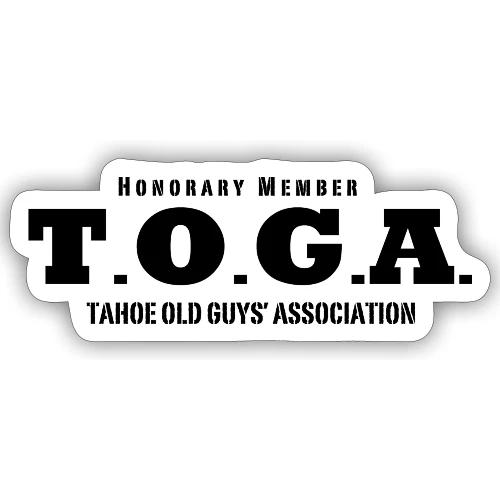 TOGA -Tahoe Old Guys' Association - Sticker
