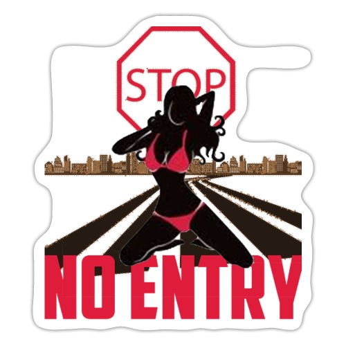 No Entry - Sticker