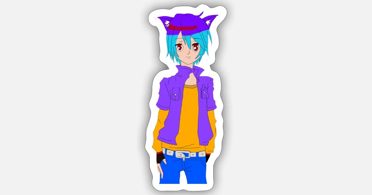 anime wolf boy drawing