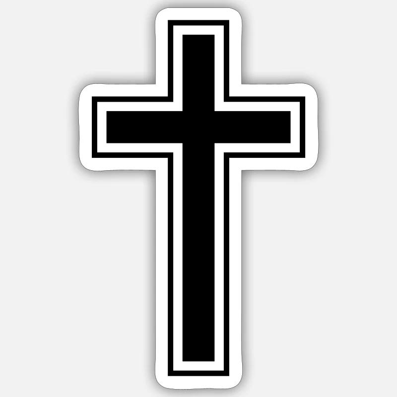 christian cross outline