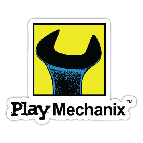 Play Mechanix Logo_ BLK - Sticker